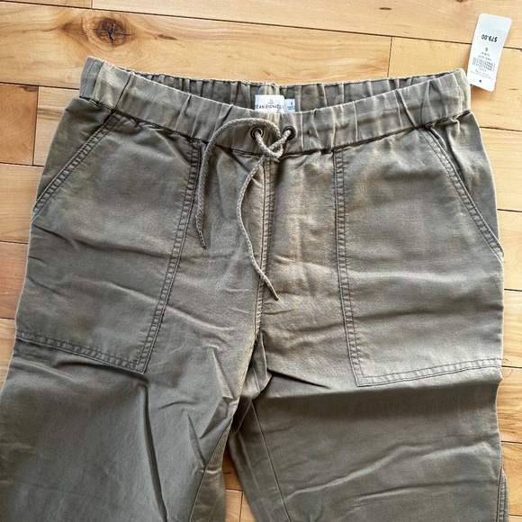 LL Bean Signature Linen Cotton Pull-On Camp Pants NWT - Picture 9 of 11